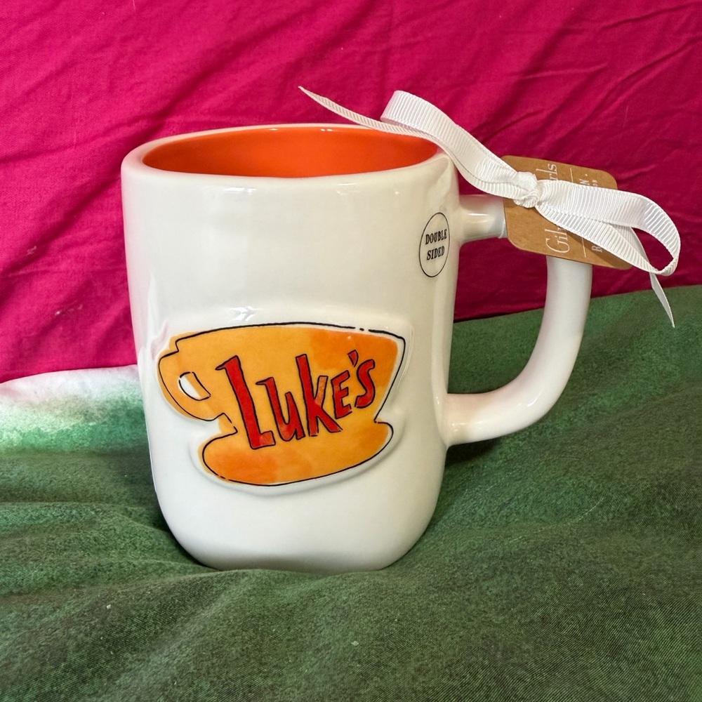 Rare Gilmore Girls Rae Dunn collab Luke’s Coffee Coffee Coffee Mug NWT